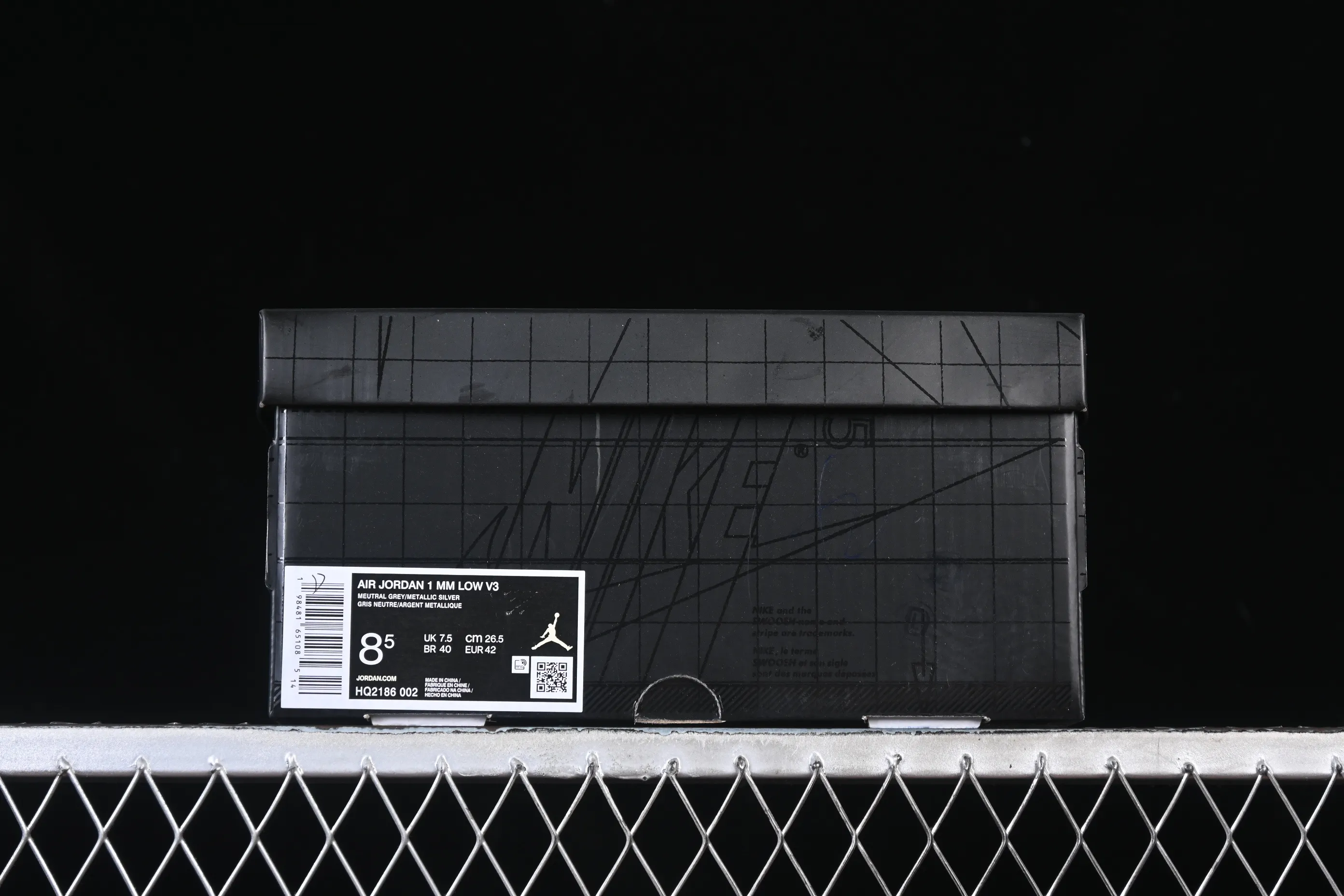 All categories Air Jordan Jordan series basketball shoes Air Jordan 1 Low Air Jordan 1 Low "MM V3" AJ1 Joe 1 liquid silver low-top cultural and casual sneakers HQ2186-002